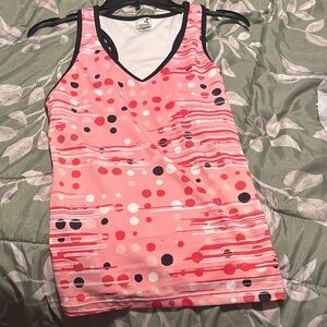 Pink Polka Dot Tank Top